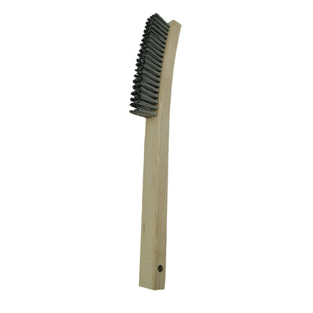 REDTREE INDUSTRIES Redtree Industries 17011 Long Curved Handle Steel Wire Scratch Brush 17011